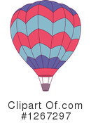 Hot Air Balloon Clipart #1267297 by Vector Tradition SM