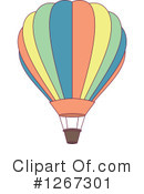 Hot Air Balloon Clipart #1267301 by Vector Tradition SM