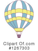 Hot Air Balloon Clipart #1267303 by Vector Tradition SM