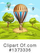 Hot Air Balloon Clipart #1373336 by merlinul