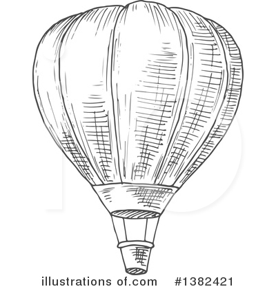 Royalty-Free (RF) Hot Air Balloon Clipart Illustration by Vector Tradition SM - Stock Sample #1382421