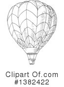 Hot Air Balloon Clipart #1382422 by Vector Tradition SM