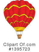Hot Air Balloon Clipart #1395723 by Vector Tradition SM