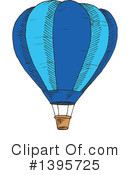 Hot Air Balloon Clipart #1395725 by Vector Tradition SM