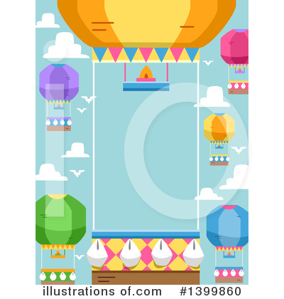 Hot Air Balloons Clipart #1399860 by BNP Design Studio