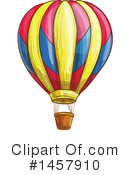 Hot Air Balloon Clipart #1457910 by Vector Tradition SM