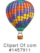 Hot Air Balloon Clipart #1457911 by Vector Tradition SM