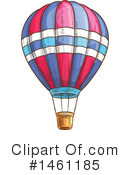 Hot Air Balloon Clipart #1461185 by Vector Tradition SM