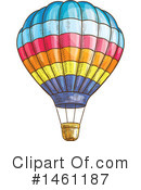 Hot Air Balloon Clipart #1461187 by Vector Tradition SM