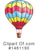 Hot Air Balloon Clipart #1461190 by Vector Tradition SM
