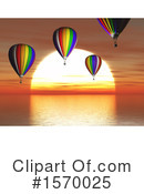 Hot Air Balloon Clipart #1570025 by KJ Pargeter
