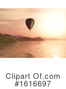 Hot Air Balloon Clipart #1616697 by KJ Pargeter