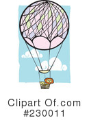 Hot Air Balloon Clipart #230011 by xunantunich
