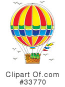 Hot Air Balloon Clipart #33770 by Alex Bannykh