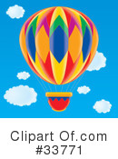 Hot Air Balloon Clipart #33771 by Alex Bannykh