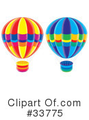Hot Air Balloon Clipart #33775 by Alex Bannykh