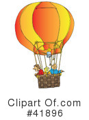 Hot Air Balloon Clipart #41896 by Snowy