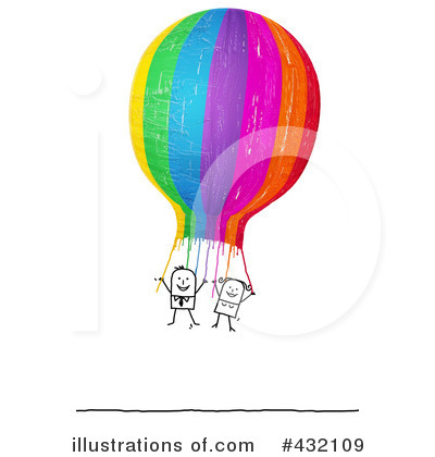 Royalty-Free (RF) Hot Air Balloon Clipart Illustration by NL shop - Stock Sample #432109