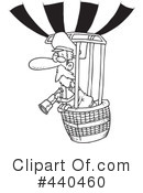 Hot Air Balloon Clipart #440460 by toonaday