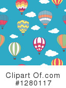Hot Air Balloons Clipart #1280117 by Vector Tradition SM
