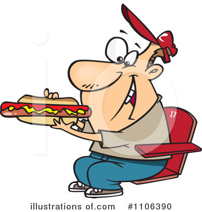 Hotdogs Clipart #1106390 by toonaday