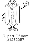 Hot Dog Clipart #1232257 by Hit Toon