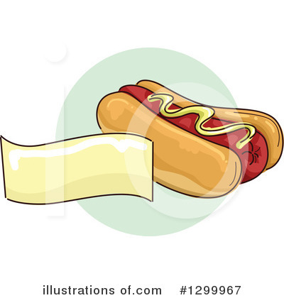 Royalty-Free (RF) Hot Dog Clipart Illustration by BNP Design Studio - Stock Sample #1299967