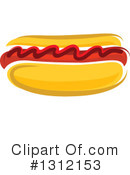 Hot Dog Clipart #1312153 by Vector Tradition SM