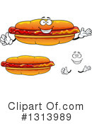 Hot Dog Clipart #1313989 by Vector Tradition SM