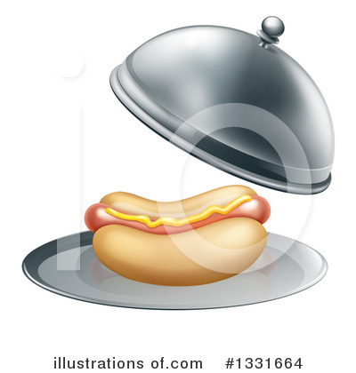 Hot Dogs Clipart #1331664 by AtStockIllustration