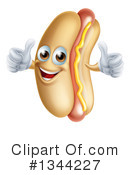 Hot Dog Clipart #1344227 by AtStockIllustration