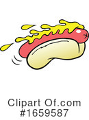Hot Dog Clipart #1659587 by Johnny Sajem
