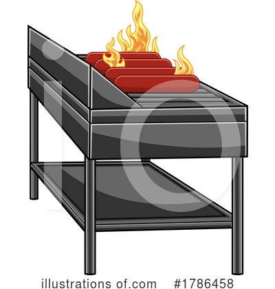 Grill Clipart #1786458 by Hit Toon