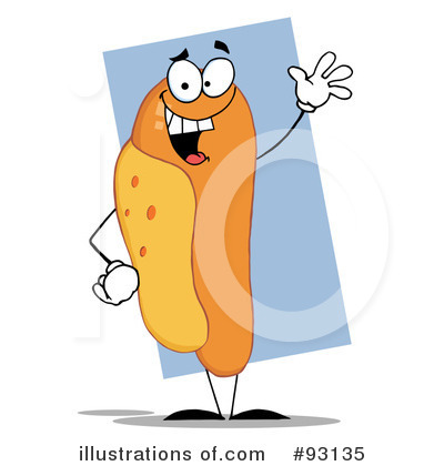 Hot Dogs Clipart #93135 by Hit Toon