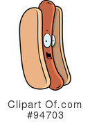 Hot Dog Clipart #94703 by Cory Thoman