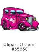 Hot Rod Clipart #65658 by Dennis Holmes Designs