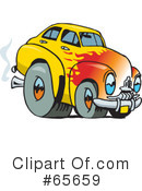 Hot Rod Clipart #65659 by Dennis Holmes Designs