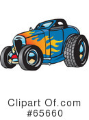 Hot Rod Clipart #65660 by Dennis Holmes Designs