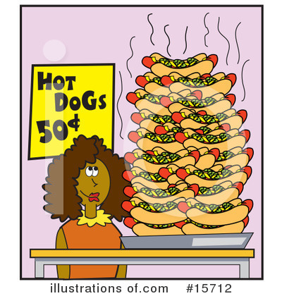 Hot Dogs Clipart #15712 by Andy Nortnik