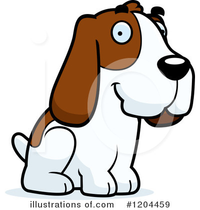 Royalty-Free (RF) Hound Clipart Illustration by Cory Thoman - Stock Sample #1204459