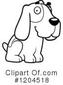 Hound Clipart #1204518 by Cory Thoman