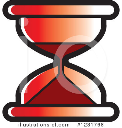Royalty-Free (RF) Hourglass Clipart Illustration by Lal Perera - Stock Sample #1231768