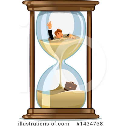Royalty-Free (RF) Hourglass Clipart Illustration by Vector Tradition SM - Stock Sample #1434758