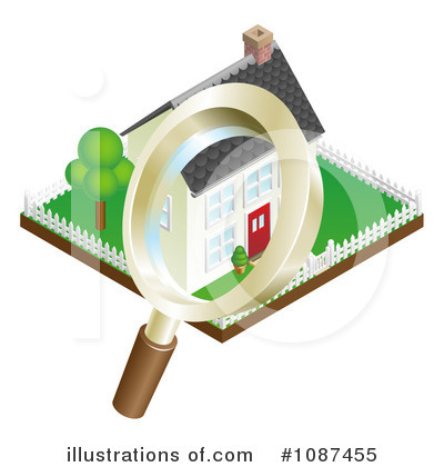 Royalty-Free (RF) House Clipart Illustration by AtStockIllustration - Stock Sample #1087455