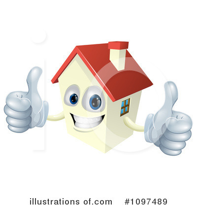 Royalty-Free (RF) House Clipart Illustration by AtStockIllustration - Stock Sample #1097489