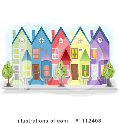 Royalty-Free (RF) House Clipart Illustration by BNP Design Studio - Stock Sample #1112408