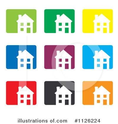 Royalty-Free (RF) House Clipart Illustration by michaeltravers - Stock Sample #1126224