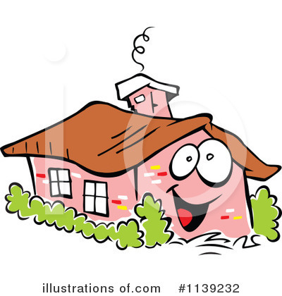 Royalty-Free (RF) House Clipart Illustration by Johnny Sajem - Stock Sample #1139232