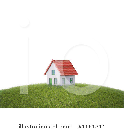 Royalty-Free (RF) House Clipart Illustration by Mopic - Stock Sample #1161311