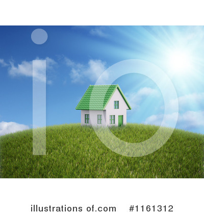 Royalty-Free (RF) House Clipart Illustration by Mopic - Stock Sample #1161312